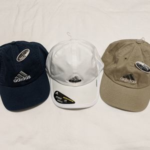 Adidas hats, lot of 3